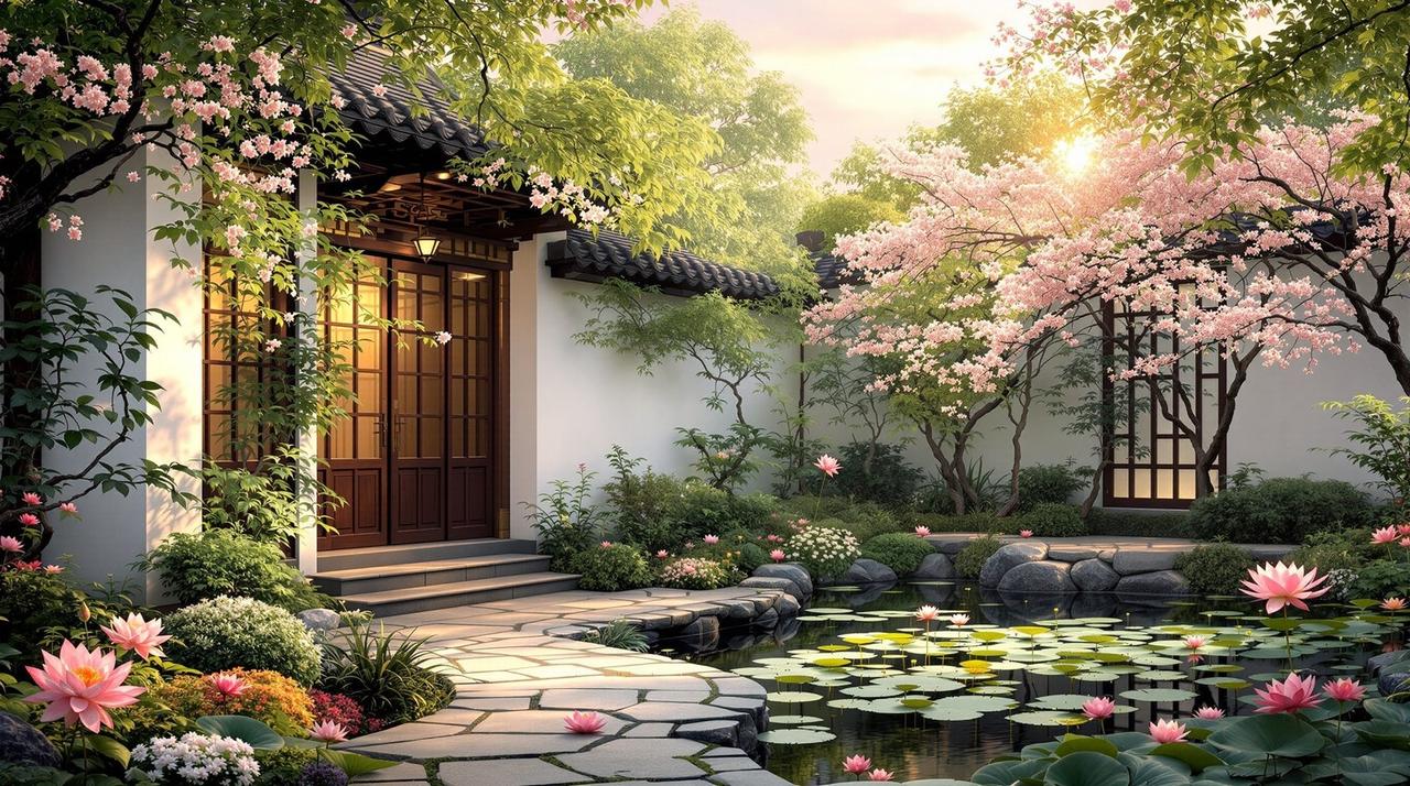 色色动漫 App 下载引导 江南庭院